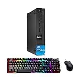 Dell OptiPlex 3020 Mini Desktop Computer, Intel Core i5-4590, 8GB DDR4, 500GB HDD, Mouse, Keyboard, Windows 10 Pro (Renewed)