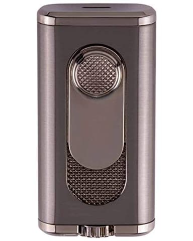 Xikar Verano Flat Flame Cigar Lighter, Attractive Gift Box, Elegant Metal Construction, Gunmetal