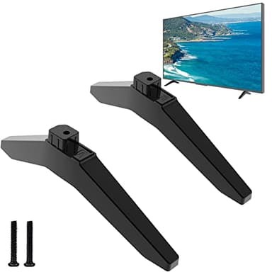 Replacement Legs for LG TV, TV Stand Legs for LG 43UK6200 43UK6090 43LK5700PUA 43UM7300 43UN6900PUB 43LJ5500 43LJ550M 43LJ5550 MAM645839 AAN76009325 AAN76009305 AAN76009358 with Screws