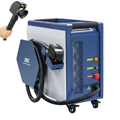 WTTTOOLS 300 W Laser Cleaning Machine for Wood IOT Pulsed Laser Rust Removal 110-220V Portable Air-Cooled Handheld Laser Cleaner for Wood Painting Furniture Restoration Metal Rust Class 1 0.39mW