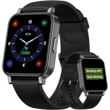 Kummel Smart Watch for Seniors No App/Phone Required, Fitness Watches with Heart Rate, Sleep Monitor, Step Counter for Walking, Pedometer Watch for Women/Men, Lightweight