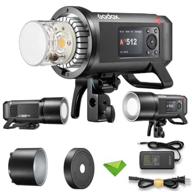 GODOX AD600ProII AD600 Pro II 600Ws 2.4G TTL Flash Speedlight, GN87 1/8000 HSS, 40W Bi-color Modeling light, Monolight Strobe Flash for Canon, Sony, Nikon, Fuji, Olympus, Panasonic(AD600 Pro Upgraded)