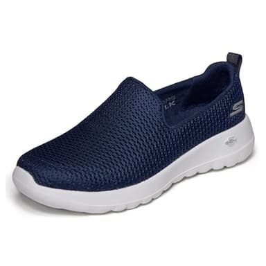 Skechers Women's Go Walk Joy Sneaker, Navy/White, 8