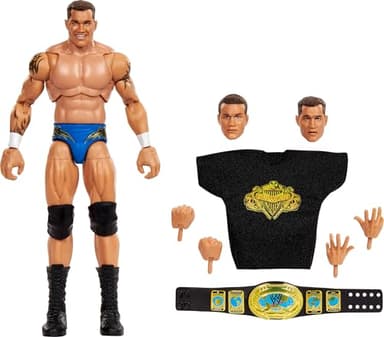 Mattel WWE Ultimate Edition Randy Orton 6-inch Action Figure & Accessories Fan Takeover Set, 10+ Pieces Include Swappable Heads & Hands