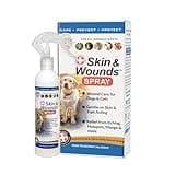 Show Out Skin & Wounds Spray for Dogs & Cat - Remedy for Dog Hot Spot, Dry Skin, Rash, Skin Infection, Ringworm, Mange, Itchy Paws, Irritation on Skin, Skin Allergy, Wound Care (8 Ounces)
