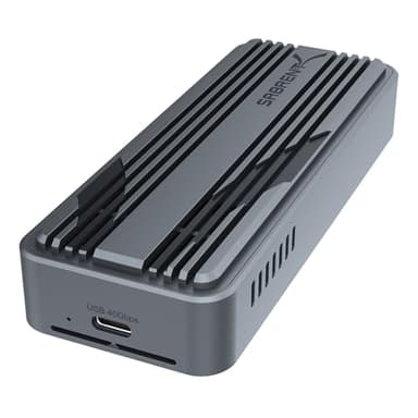 SABRENT USB4 NVMe SSD Enclosure – Tool-Free USB 4.0 M.2 PCIe 4.0 x4 External SSD Case, 3900MB/s, Thunderbolt 3/4 & USB-C Compatible, for 2230/2242/2260/2280 Drives (EC-U4TN)