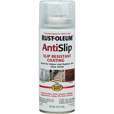 Rust-Oleum 271455 Stops Rust Anti-Slip Spray, 12 oz, Clear
