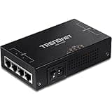 TRENDnet 65W 4-Port Gigabit PoE+ Injector, TPE-147GI, 4 x Gigabit Ports(Data in), 4 x gigabit PoE Ports(Data + PoE Out), Multi-Port PoE+ Injector up to 100m(328 ft.), Add PoE+ Power to Non-PoE Switch