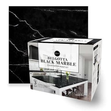 Giani Marble Easy Epoxy Countertop Paint Kit (Belgotta Black)