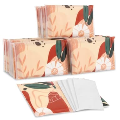 22 Packs Travel Tissue Packs - Pocket Tissues Travel Size 8 Count 3-ply Paper Pocket for Travelling, Wedding, Party Favors,Car, Handbags, Pockets