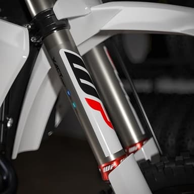 WP Xact New Clear Fork Stickers Suspension Decals Set Left and Right (9x6.5) (WP-XACT-CLR-Set)