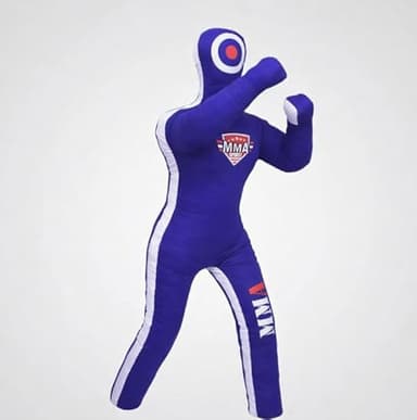 MMA SPORTZ 6FT Standing MMA Grappling Dummy (Unfilled) – BJJ, Wrestling, Judo, Karate & Self-Defense Training Partner for Submissions, Throws, Clinch & Combat Drills (72in)