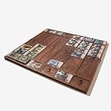 Gwent Board for Witcher Card Game - 21.5" x 24" Genuine Black Walnut Hardwood, (Bridge Card Size)