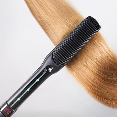 Hair Art H3000 Luxe Digital Flat Iron, 1 1/4 inch, Hair Straightening Iron