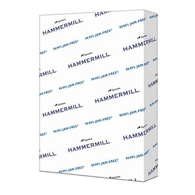 Hammermill A4 Paper, 20 lb Copy Paper (210mm x 297mm) - 1 Ream (500 Sheets) - 92 Bright, Made in the USA