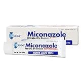 Globe Miconazole Nitrate 2% Antifungal Cream 1 oz, Cures Most Athletes Foot, Jock Itch, Ringworm and More. Compare to the Leading Name Brand