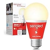 Sengled Alexa Light Bulb, S1 Auto Pairing with Alexa Devices, Warm Smart Light Bulbs, Bluetooth Mesh Smart Home Lighting, E26 60W Equivalent, 800LM, 1-Pack