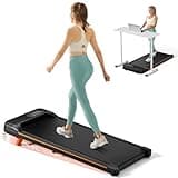 Walking Pad, 2.5HP Walking Pad Treadmill,2 in 1 Portable Under Desk Treadmill 265lb Weight Capacity,Walking Treadmill with Incline for Home Small,Remote Control,LED Display