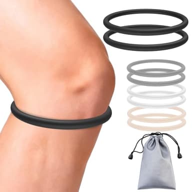 ZYHBLZX 2PCS Patella Band for Knee Pain Relief, Patellar Tendon Support Strap Brace for Basketball,Running,Tennis, Soccer and Hiking, Men and Women (Black)