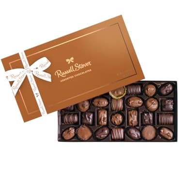 NEW - RUSSELL STOVER Assorted Milk & Dark Chocolate Gift Box, 16 oz. (≈ 28 pieces)