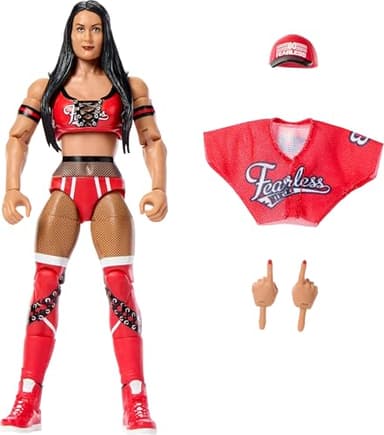 Mattel WWE Elite Action Figure & Accessories, Series #123 Set, 6-inch Collectible Nikki Bella with 25 Articulation Points & Swappable Hands