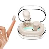 Skin Tone Mini Small Bluetooth Earbuds Invisible Wireless for Small Ear Canals Low Profile Smallest Sleep Micro Discreet Hidden Earbuds Small Ears Mini Invisible Small Ear Buds Audífonos Invisibles