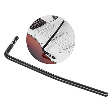 HUIOP Electric Guitar Arm, Direct Insertion Style Tremolo Trem Arm Whammy Bar Crank Lever for Ibanez Electric Guitar Tremolo Bridge Insert Part Diameter 6mm Black