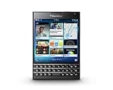 BlackBerry Passport with QWERTZ Keypad - 32GB 4.5" inch (GSM Only, No CDMA) Factory Unlocked 4G/LTE Smartphone (Black) - International Version