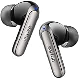 EarFun Adaptive Noise Cancelling Wireless Earbuds, 6 Mics AI ENC Call, Hi-Res Sound, LDAC, 40H Playtime, Multipoint Connection, Comfortable Fit, App Customization, Google Fast Pair, Wireless Charge