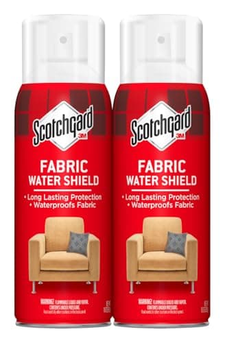 Scotchgard Fabric Water Shield, Water Repellent Spray for Spring and Summer Clothing and Household Upholstery Items, Long-Lasting Protection for Seasonal Fabric, Two 10 Oz Cans (Pack of 2)