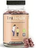 TruHeight Growth Gummies (Watermelon) Natural Growth & Development Supplement for Kids & Teens - Vitamin D, K, Calcium & Ashwaganda - Bone Strength Vitamins - Picky Eater Vitamin for Kids - Ages 5+