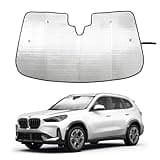 Windshield Sunshade for BMW X1 X2 U11 U10 2023-2024 Front Window Sun Shade Foldable Reflective Sun Visor Custom Sunscreen UV Blocker Privacy Protector HeatShield Keeps Your Vehicle Cool