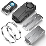 WSDCAM Catalytic Converter Alarm 113dB Loud Wireless Catalytic Converter Anti Theft Vibration Vehicle Security Alarm System Motorcycle Car Alarm with Remote Aluminum Alloy