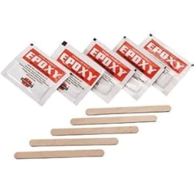 Hardman Double Bubble Red (#04001) Extra Fast Setting 3-5 Minute Epoxy - 5 Pack