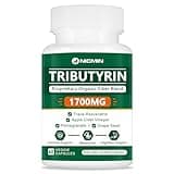 NICMIN Tributyrin Supplement - Premium Butyrate Gut Health Supplement for Leaky Gut 60 Capsules