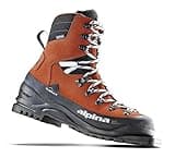 Alpina Sports Alaska 75 Leather 3 Pin 75 mm Backcountry Cross Country Nordic Ski Boots, Red/Black, Euro 47