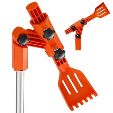 Gutter Cleaning Tools from The Ground, Multi-Angle Cleaner, Scoop & Brush & Mini Rake for rain Guard Cleaning and Leaf Removal from Gutter Guard