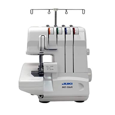 Juki, MO-50E, 3 or 4 Thread Serger, Lay In Tensions, Adjustable Differential Feed, Built In Rolled Hem, Automatic Lower Looper Threader, Retractable Upper Knife (MO-50E/UL)