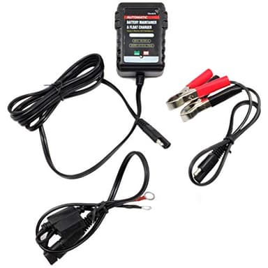 AUTOMATIC SMART BATTERY CHARGER | Monitor/Maintain/Trickle/Float Storage | Motorcycle, Car, ATV, Marine, Power sports