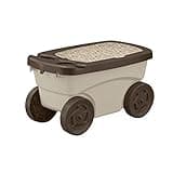 Suncast GDS200D 22.5 x 12.25 x 13 Inch Resin Multipurpose Garden Scooter Cart
