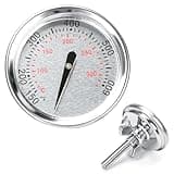 Hisencn 1.8'' Grill Thermometer for Weber GS4 Spirit I & II 200, Spirit I & II 300 Series, Q 120/220/300/320, Grill Temperature Gauge for Weber 22'' & 26'' Kettles, for Weber Part 60540 7581