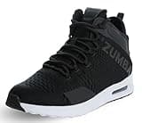 ZUMBA Shoes for Women - Black Air Funk High Top Shoes - Sporty Dance Sneakers, Fitness, and Workouts - Comfortable, Breathable, and True to Size, Size 7.5