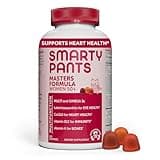 SmartyPants Multivitamin Gummy for Women 50 and Over: Omega 3 Fish Oil (EPA/DHA), Methylfolate, CoQ10, Vitamin D3, C, Vitamin B12, B6, A, K & Zinc, Biotin, Gluten Free, 120 Count (30 Day Supply)