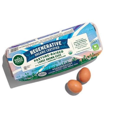 Whole Foods Market Organic Pasture Regen Large Brown Grade A Eggs, 12 Count