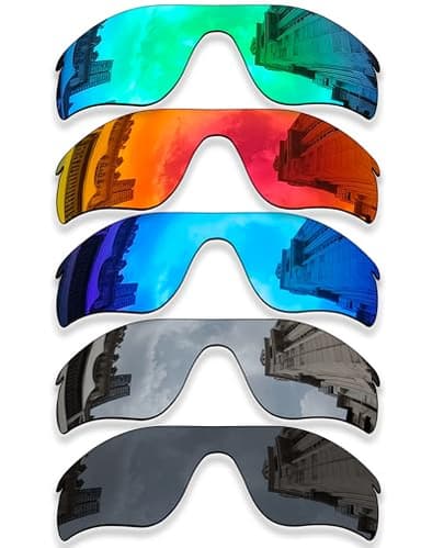 Betterun 5 Pieces Polarized Replacement Lenses for Oakley RadarLock Path OO9181 Sunglasses, Anti-Scratch and Impact Resistant