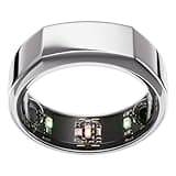 Oura Ring Gen3 Heritage - Silver - Size 8 - Smart Ring - Size First with Oura Ring Gen3 Sizing Kit - Sleep Tracking Wearable - Heart Rate - Fitness Tracker - 5-7 Days Battery Life