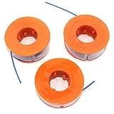 3PK Spool & Line For Bosch ART23F ART23GF ART23GFS ART23GFSV ART23 Combitrim ART23 Comfort ART23 Easytrim ART25 ART25F (0600822468) ART26 Combitrim ART26 Easytrim ART30 Combitrim ART2600 Combitrim