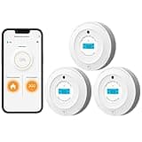 AEGISLINK Wi-Fi Combination Smoke and Carbon Monoxide Detector Compatible with TuyaSmart & Smart Life App, SC-WF240, 3 Pack