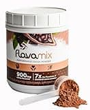 FlavaMix Performance Cocoa Powder | 900mg of Cocoa Flavanols | Promotes Heart & Brain Function | Boosts Nitric Oxide | Plant Based, Zero Sugar | 31 Servings