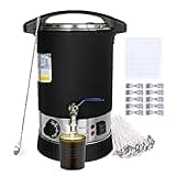 TOAUTO Ｖ3 Wax Melter for Candle Making 12Lbs Large Electric Wax Melting Pot with Quick Pour Spout，80-212°F Temp Control for Bulk Production Candle Soap Business Fast Loading Easy Clean 110V /1100W